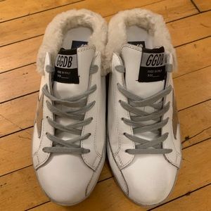 Golden Goose Sabot Shearling Slip On